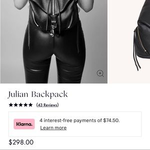 Brand new Rebecca Minkoff backpack with tags.